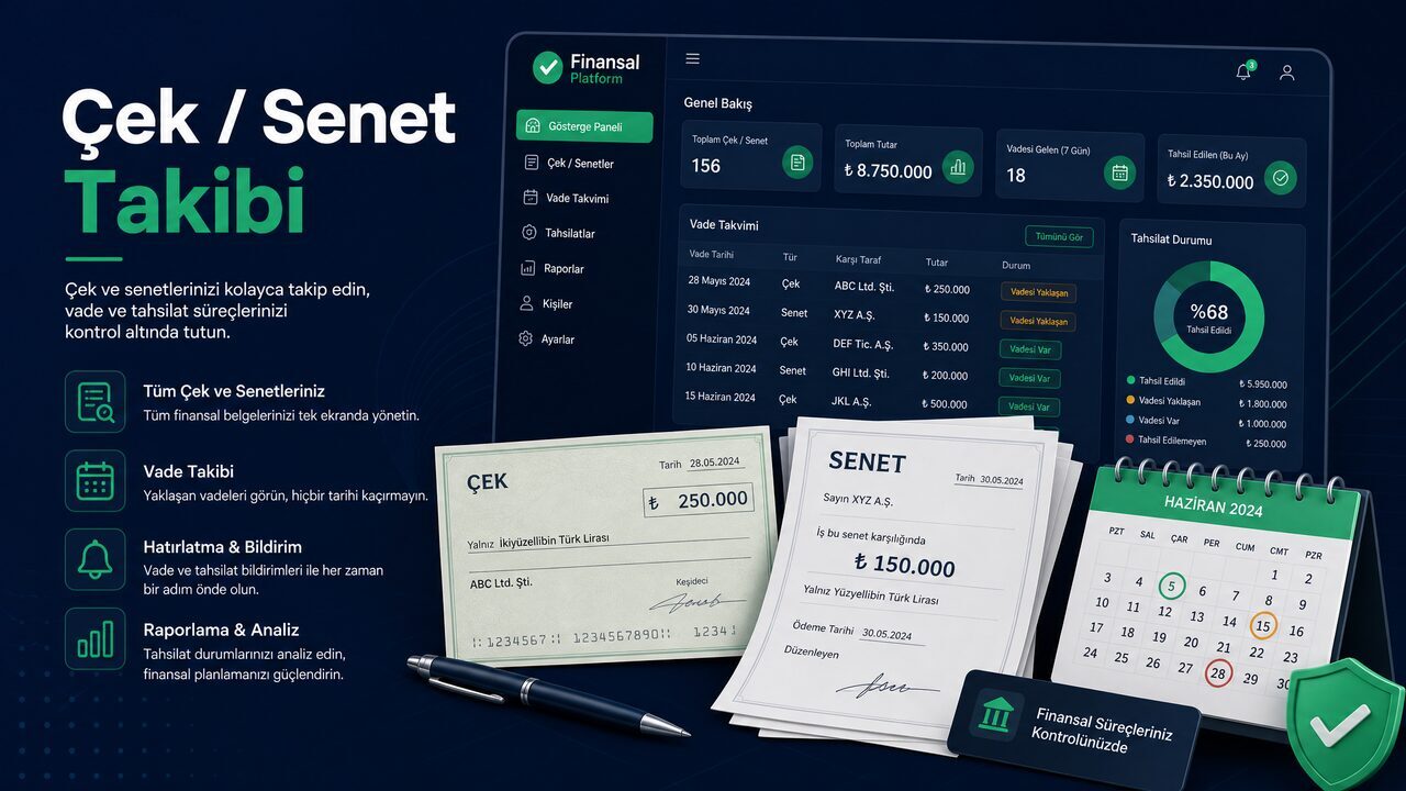 Saypol’da Çek ve Senet Takibi: İşletmenizin Finansal Portföyünü Kolayca Yönetin