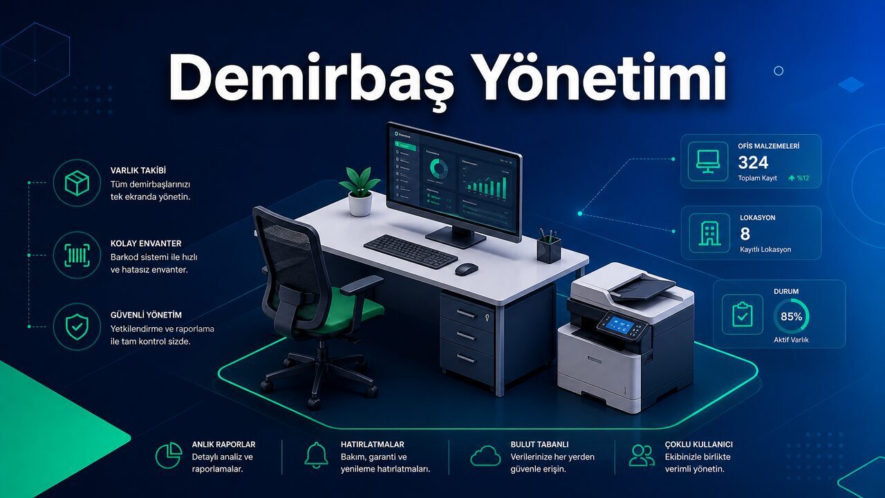Demirbaş ve Sabit Kıymet Yönetimi — Saypol Yönetim Paneli ile Varlıklarınızı Kolayca Yönetin