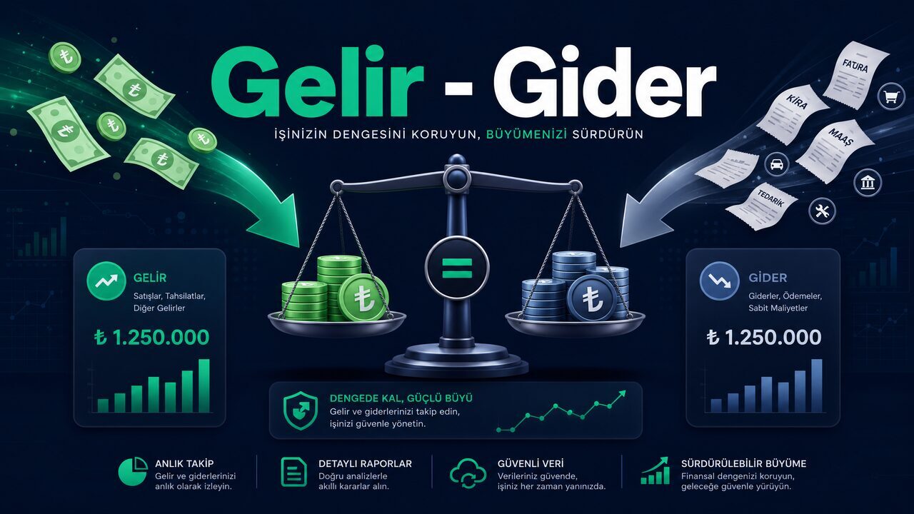 Gelir ve Gider Takibi ile Saypol İşletmenizin Karlılığını Net Görün