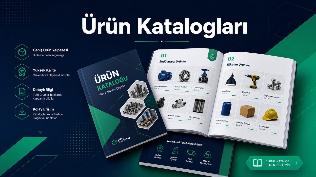 Ürün Katalogları — Saypol’da Profesyonel Dijital ve Basılı Katalog Oluşturun