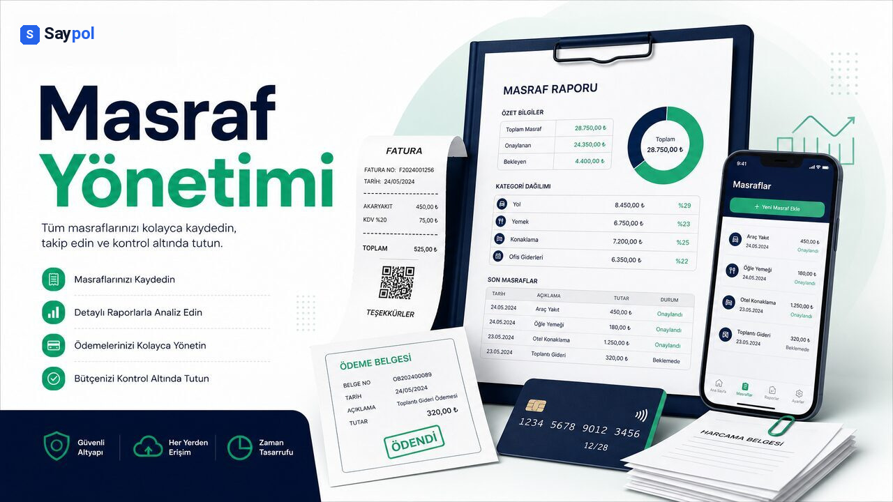 Masraf Yönetimi: Saypol Yönetim Paneli ile İşletme Giderlerinizi Kolayca Kontrol Edin