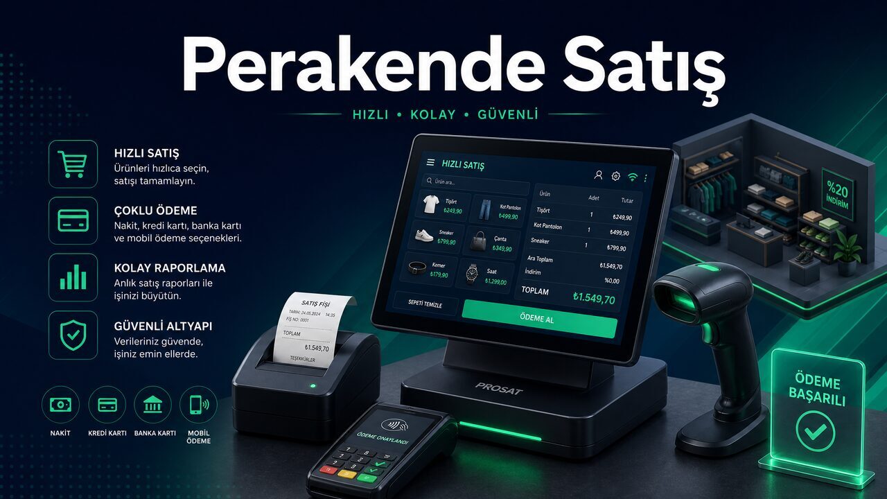 Perakende Satış (POS) — Saypol Yönetim Panelinde Hızlı ve Pratik Kasadan Satış