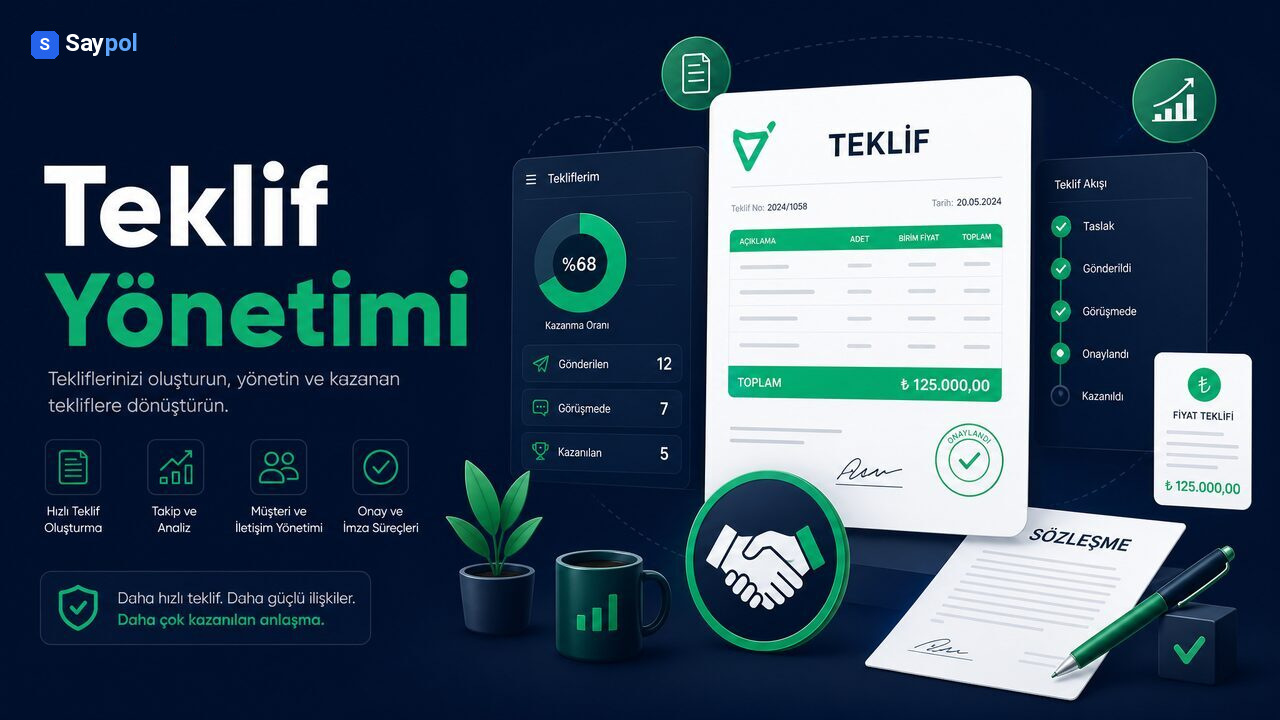 Teklif Yönetimi ile Saypol’da Satışlarınızı Artırın