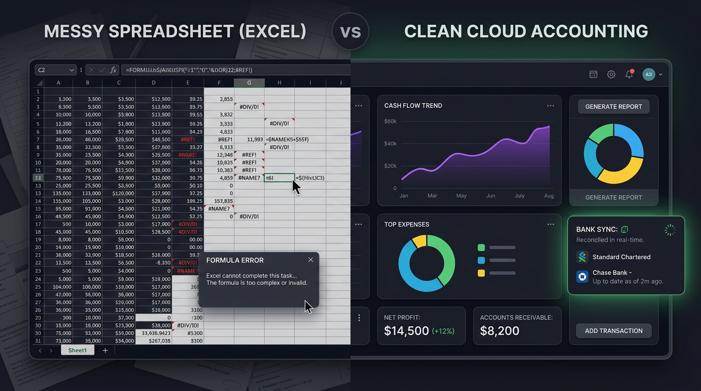 Excel'de Ön Muhasebe Tutmanın Riskleri ve Bulut Muhasebeye Geçiş Rehberi
